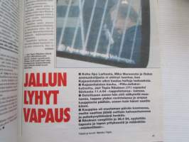 Alibi 1994 nr 7, sis. mm. artikkelit / kuvat / mainokset; Huumekuninkaan Pablo Escobar loistelias elämä ja yksinäinen kuolema, Pauli Räsänen, Marko Leppänen,