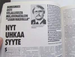 Alibi 1994 nr 7, sis. mm. artikkelit / kuvat / mainokset; Huumekuninkaan Pablo Escobar loistelias elämä ja yksinäinen kuolema, Pauli Räsänen, Marko Leppänen,