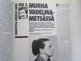 Alibi 1994 nr 7, sis. mm. artikkelit / kuvat / mainokset; Huumekuninkaan Pablo Escobar loistelias elämä ja yksinäinen kuolema, Pauli Räsänen, Marko Leppänen,