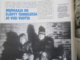 Alibi 1994 nr 9, sis. mm. artikkelit / kuvat / mainokset; Vankilajohtaja Rauno Lund, Algerialaiset Zine Boumaraf a Tahar Chabbi, Falunin verilöyly Matias Flink,