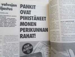 Alibi 1994 nr 9, sis. mm. artikkelit / kuvat / mainokset; Vankilajohtaja Rauno Lund, Algerialaiset Zine Boumaraf a Tahar Chabbi, Falunin verilöyly Matias Flink,