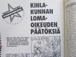 Alibi 1994 nr 9, sis. mm. artikkelit / kuvat / mainokset; Vankilajohtaja Rauno Lund, Algerialaiset Zine Boumaraf a Tahar Chabbi, Falunin verilöyly Matias Flink,