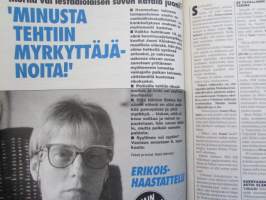 Alibi 1994 nr 9, sis. mm. artikkelit / kuvat / mainokset; Vankilajohtaja Rauno Lund, Algerialaiset Zine Boumaraf a Tahar Chabbi, Falunin verilöyly Matias Flink,