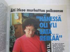 Alibi 1994 nr 10 sis. mm. artikkelit / kuvat / mainokset; SM-nyrkkeilijä Keijo Pyykkö, O.J. Simpson kujanjuoksu, Huumekuriiri Kari Paajolahti, Tuomo Petri