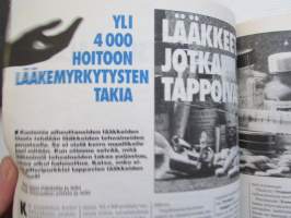 Alibi 1994 nr 10 sis. mm. artikkelit / kuvat / mainokset; SM-nyrkkeilijä Keijo Pyykkö, O.J. Simpson kujanjuoksu, Huumekuriiri Kari Paajolahti, Tuomo Petri