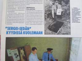 Alibi 1994 nr 11 sis. mm. artikkelit / kuvat / mainokset; Sergei Golovkin, Itävaltalainen TV-julkkis Helmut Frodlin tappoi kilpailijansa, Daniel Medelpan, Karen