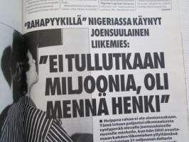 Alibi 1994 nr 11 sis. mm. artikkelit / kuvat / mainokset; Sergei Golovkin, Itävaltalainen TV-julkkis Helmut Frodlin tappoi kilpailijansa, Daniel Medelpan, Karen