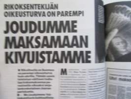 Alibi 1994 nr 11 sis. mm. artikkelit / kuvat / mainokset; Sergei Golovkin, Itävaltalainen TV-julkkis Helmut Frodlin tappoi kilpailijansa, Daniel Medelpan, Karen