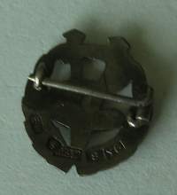 Salon Viesti   ansiomerkki hopea  1952  rintamerkki 15x10 mm
