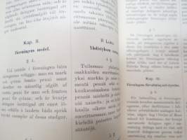 Littoisten Tehtaan Yhtiön Työntekijäin Sairasrahaston Säännöt 1900 Stadgar för Littois Fabriks Bolags Arbetares Sjukkassa -company rules for healthcare fund