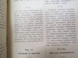 Littoisten Tehtaan Yhtiön Työntekijäin Sairasrahaston Säännöt 1900 Stadgar för Littois Fabriks Bolags Arbetares Sjukkassa -company rules for healthcare fund