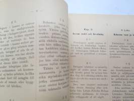 Littoisten Tehtaan Yhtiön Työntekijäin raajarikkoja ja iäkkäitä henkilöitä varten perustetun Apurahaston säännöt 1900 Stadgar för Littois Fabriks bolags