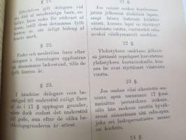 Littoisten Tehtaan Yhtiön Työntekijäin raajarikkoja ja iäkkäitä henkilöitä varten perustetun Apurahaston säännöt 1900 Stadgar för Littois Fabriks bolags