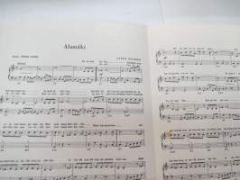 Alamäki / Sano mitä vain -nuotit / notes