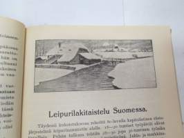 Työväen Kalenteri III (3.) 1910, sis. mm. seur. artikkelit; Kansikuvitus Sallinen, Kalenteritietoja, Markkinapäivät, Tietoja posti- ja rautatielähetyksistä,