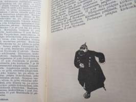 Työväen Kalenteri II (3.) 1909, sis. mm. seur. artikkelit / kuvat / mainokset; Kalenteritietoja, Markkinapäivät, Tietoja posti- ja rautatielähetyksistä,