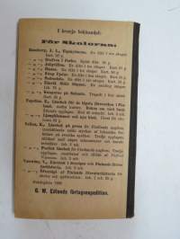 Julqwällen. En dikt i tre sånger af Johan Ludvig Runeberg, ex Edvin Lydén 1900, signeerannut kirjan Münchenissä ollessaan) -novel