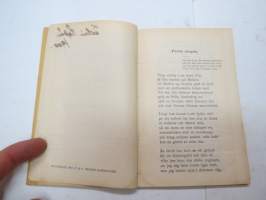 Nadeschda. En dikt i nio sånger af Johan Ludvig Runeberg, ex Edvin Lydén 1900, signeerannut kirjan Münchenissä ollessaan, takakannessa erikoinen &quot;Farväl&quot;