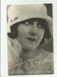 Patsy Ruth Miller - vanha postikortti, ihailijapostikortti, fanikortti kulkematon