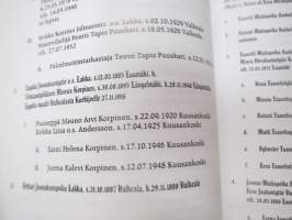 Luumäkeläisen Lakan suku - Lakanmies, Vanhalakka, Sydänmaanlakka, Vinnikka, Lakka - Sukukirja Lakan suvun vaiheista 1520-2001 -family &amp; genealogy book