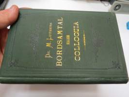 Dr. M. Luthers Bordssamtal eller Colloquia, kirja on kuulunut &quot;Mintu&quot; Brandtille - &quot;Till Mintu Brandt på hennes konfirmationsdag d, 17.11.1883 från Albert