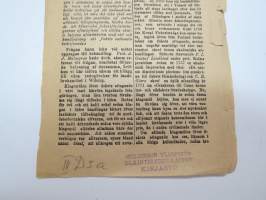 Vårt fiskeriväsende (Aftryck från Helsingfors Dagblad N:ris 241-242) -eripainos /offprint