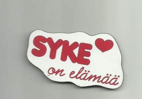 Syke on elämää - mainos jääkaappimagneetti