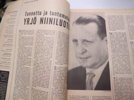 Viikko Sanomat 1960 nr 6, ilmestynyt 5.2.1960, sis. mm. seur. artikkelit / kuvat / mainokset; Kansikuva näyttelijä Michèle Morgan, Vitasol, Tokalon, Yrjö Niiniluoto