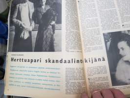 Viikko Sanomat 1960 nr 6, ilmestynyt 5.2.1960, sis. mm. seur. artikkelit / kuvat / mainokset; Kansikuva näyttelijä Michèle Morgan, Vitasol, Tokalon, Yrjö Niiniluoto