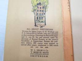 All About Amsterdam - Official guide - Canadian Armed Forces Leave Centre HQ &amp; Report Centre -(Euroopan) miehitysjoukkojen käyttöön tehty opaskirja lomailusta