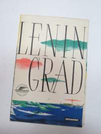 Intourist - Leningrad -map &amp; guide