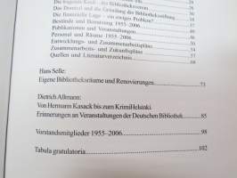 125 Jahre Deutsche Bibliothek Helsinki -saksalainen kirjasto 125 vuotta / library history
