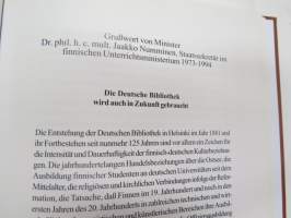 125 Jahre Deutsche Bibliothek Helsinki -saksalainen kirjasto 125 vuotta / library history