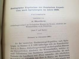Zoologische Ergebnisse der Russischen Expedition nach Spitzbergen im Jahre 1899 - Collembola -tieteellisiä tuloksia venäläisen retkikunnan matkasta