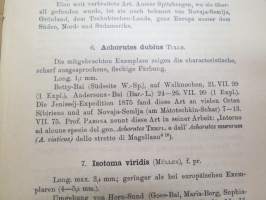 Zoologische Ergebnisse der Russischen Expedition nach Spitzbergen im Jahre 1899 - Collembola -tieteellisiä tuloksia venäläisen retkikunnan matkasta
