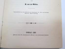 Verzeichniss der in Liv-, Est- und Kurland bisher aufgefundenen Neuropteren -verkkosiipisiä Baltiassa - Neuroptera of Baltic countries (Dorpat / Tartto 1880)
