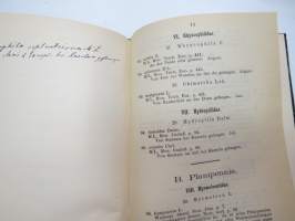 Verzeichniss der in Liv-, Est- und Kurland bisher aufgefundenen Neuropteren -verkkosiipisiä Baltiassa - Neuroptera of Baltic countries (Dorpat / Tartto 1880)