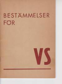 Partio-Scout: Bestämmelser för VS; FSSF bibliotek no 4