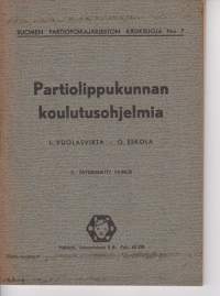 Partio-Scout: Partiolippukunnan koulutusohjelmia, 2. täydennetty painos