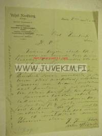 Veljet Nordberg Rauma 15.6.1901 -asiakirja