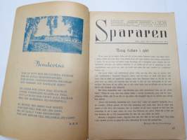 Spararen 1951 nr 4, Innehåller bl. a.; Pärmbild av Martta Wendelin, Fattigskolpojken som blev sagokung ( H.C. Andersen), Bombo och Bimbi - två malajbjörnar på