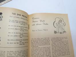 Spararen 1951 nr 4, Innehåller bl. a.; Pärmbild av Martta Wendelin, Fattigskolpojken som blev sagokung ( H.C. Andersen), Bombo och Bimbi - två malajbjörnar på