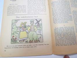 Spararen 1951 nr 4, Innehåller bl. a.; Pärmbild av Martta Wendelin, Fattigskolpojken som blev sagokung ( H.C. Andersen), Bombo och Bimbi - två malajbjörnar på