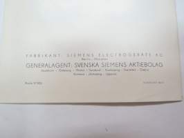 Siemens Televisionsmottagare S 653 ksL bruksanvisning -käyttöohjekirja ruotsiksi / television manual in swedish