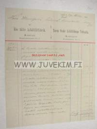 Åbo Aktie Asfaltfabrik 1897 -asiakirja