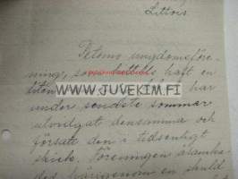 Petsmo Ungdomsförening, Kvevlaks 22.1.1926 -asiakirja