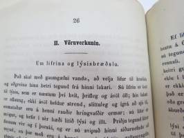 Litil Fiskibok, med uppdrattum og utskyringum, handa fiskimönnum á Islandi - Samin eptir fiskiveidabokum W. Heins af Joni Sigurdssyni. -erittäin harvinainen