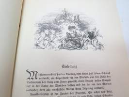 Volkskunde - Dem Atlas der deutschen Volkskunde zum Geleit -saksalisen kansatieteen / folkloristiikan alan kirja, jossa käydään läpi saksalaisuuden perusasioita