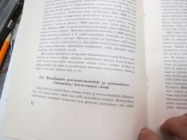 Yksipuolinen koiraiden verottaminen tuhoisa riistakannan kehitykselle, eripainos Suomen Riista 1951 nr 6 -hunting rresearch, offprint