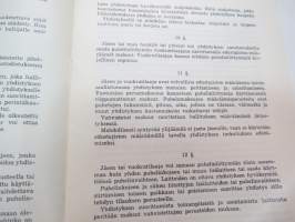 Helsingin Puhelinyhdistyksen säännöt ja vaalijärjestys -telephone company rules (Helsinki)